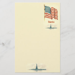  Amerikaanse Vlag Stationery Briefpapier