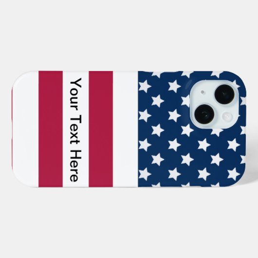 Amerikaanse vlag sterren en strepen Case-Mate iPhone case (Achterkant (horizontaal))