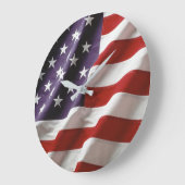 Amerikaanse vlag - sterren en stripes grote klok (Hoek)