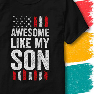 Amerikaanse Vlag Sterren Strepen Geweldig Net Als  T-shirt