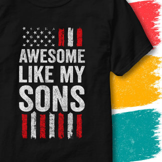 Amerikaanse Vlag Sterren Strepen Geweldig Net als  T-shirt
