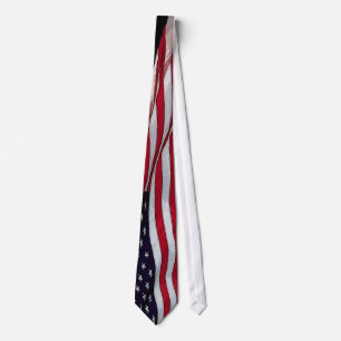 Amerikaanse vlag sterren & strepen nekband stropdas