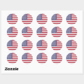Amerikaanse vlag sticker (Vel)