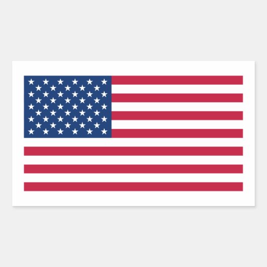 Amerikaanse vlag Sticker (Voorkant)