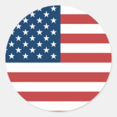 Amerikaanse vlag sticker (Voorkant)