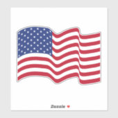 Amerikaanse vlag Sticker (Vel)