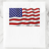 Amerikaanse vlag Sticker (Tas)