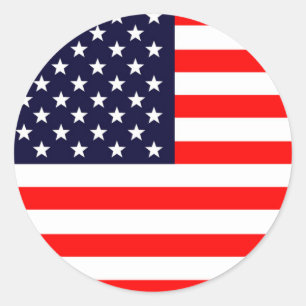 Amerikaanse Vlag Sticker