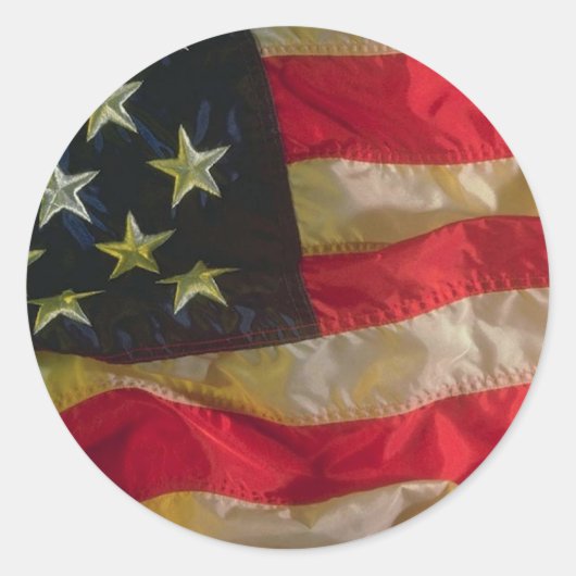 Amerikaanse vlag Sticker (Voorkant)