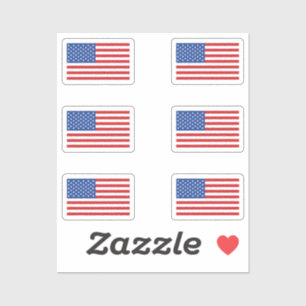Amerikaanse vlag Stiker Sticker