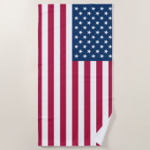 Amerikaanse vlag strandlaken (Voorkant)