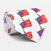 Amerikaanse vlag stropdas (Opgerold)