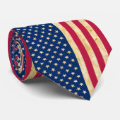  Amerikaanse vlag Stropdas (Opgerold)