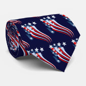 Amerikaanse vlag Stropdas (Opgerold)