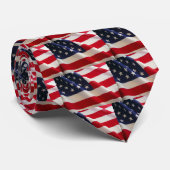 Amerikaanse vlag stropdas (Opgerold)