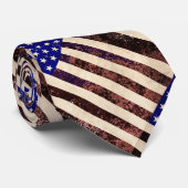 Amerikaanse  vlag stropdas (Opgerold)