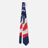 Amerikaanse vlag-Stropdas Stropdas (Achterkant)