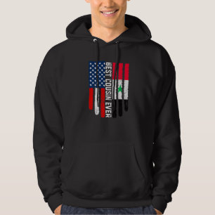 Amerikaanse vlag Syrië vlag Beste neef ooit famili Hoodie