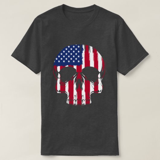 Amerikaanse vlag t-shirt (Design voorkant)