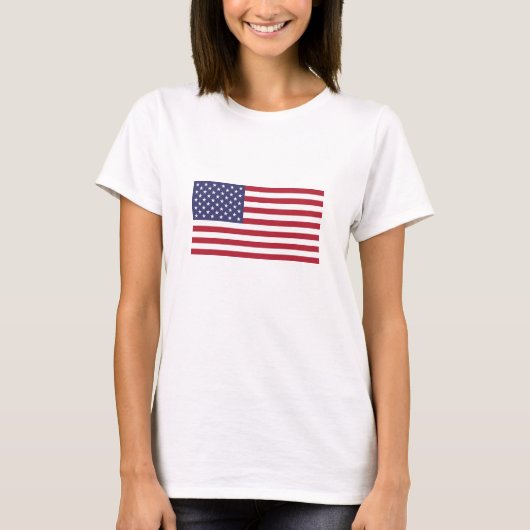 Amerikaanse vlag t-shirt (Voorkant)