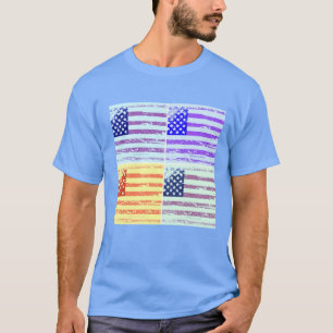 Amerikaanse vlag t-shirt