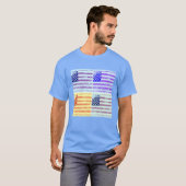 Amerikaanse vlag t-shirt (Voorkant volledig)