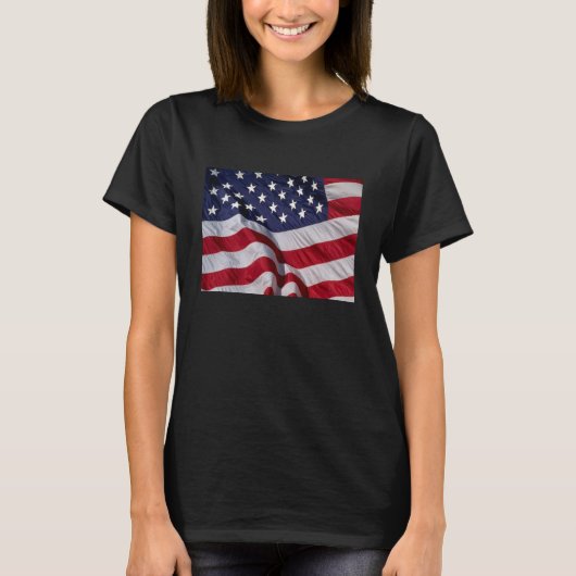 Amerikaanse vlag t-shirt (Voorkant)