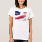 Amerikaanse vlag t-shirt (Voorkant)