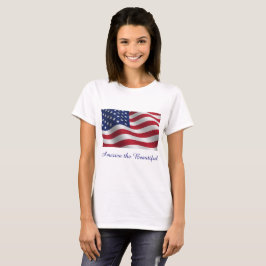 Amerikaanse vlag t-shirt
