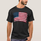 Amerikaanse vlag t-shirt (Voorkant)
