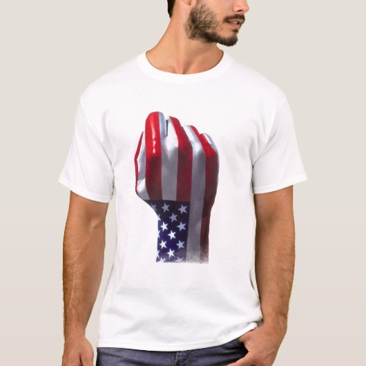 Amerikaanse vlag t-shirt (Voorkant)