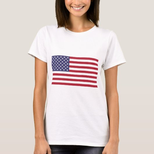 Amerikaanse vlag t-shirt (Voorkant)