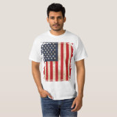 Amerikaanse vlag t-shirt (Voorkant volledig)