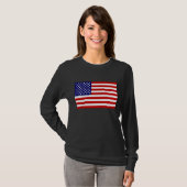 Amerikaanse vlag t-shirt (Voorkant volledig)