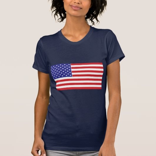 Amerikaanse vlag t-shirt (Voorkant)