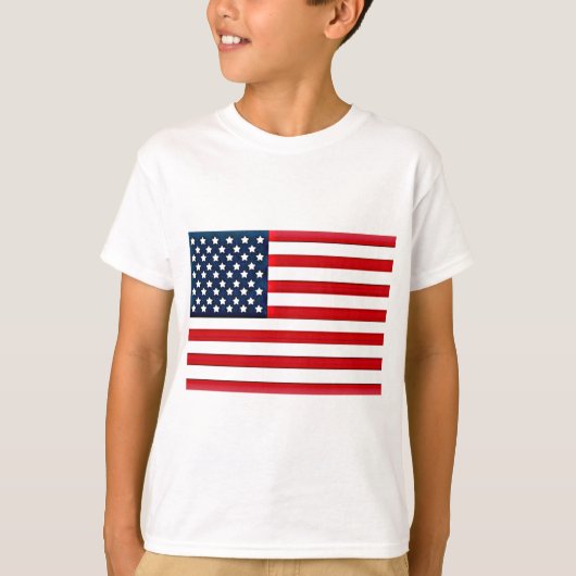 Amerikaanse vlag t-shirt (Voorkant)
