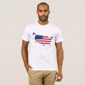 Amerikaanse vlag T-shirt (Voorkant volledig)