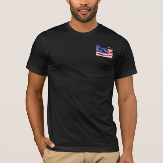 Amerikaanse vlag T-Shirt (Voorkant)