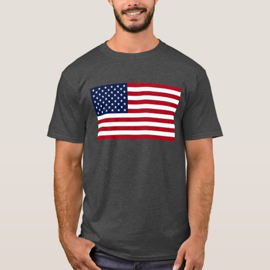 Amerikaanse vlag t-shirt (Voorkant)