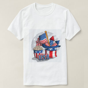 Amerikaanse vlag t-shirt