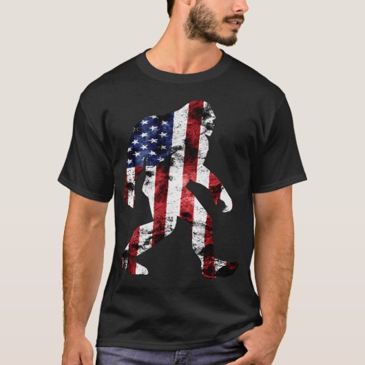 Amerikaanse vlag t-shirt (Voorkant)