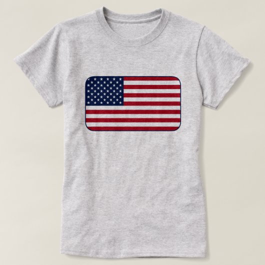 Amerikaanse vlag t-shirt (Design voorkant)