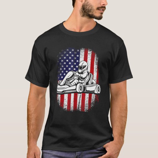  Amerikaanse vlag T-shirt (Voorkant)