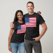 Amerikaanse vlag t-shirt (Unisex)