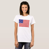 Amerikaanse vlag t-shirt (Voorkant volledig)
