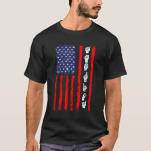 Amerikaanse vlag t-shirt