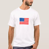 Amerikaanse vlag T-shirt (Voorkant)