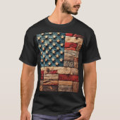 Amerikaanse vlag t-shirt (Voorkant)