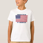 Amerikaanse vlag t-shirt (Voorkant)