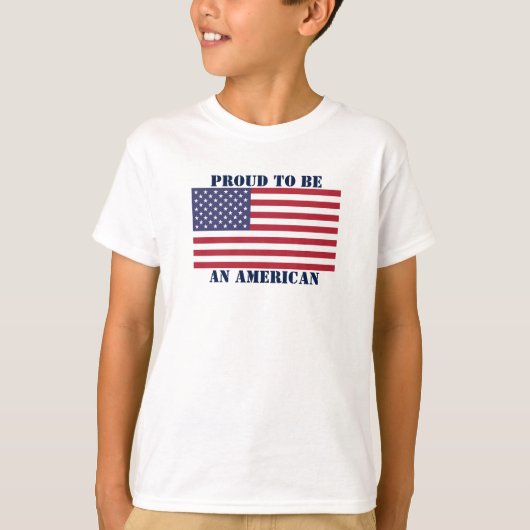 Amerikaanse vlag t-shirt (Voorkant)